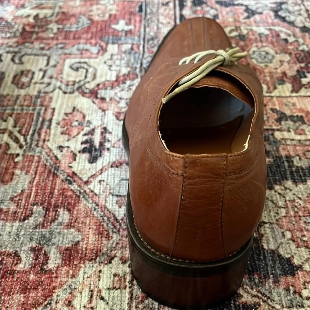 LD. Boss Tan Brown Oxford Men Shoes - Picture 8 of 17